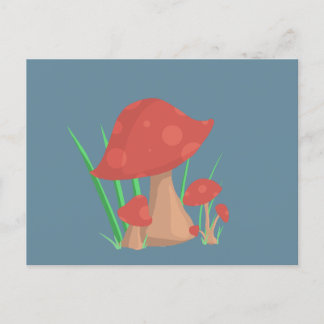 Mushie Garden Blank Vykort