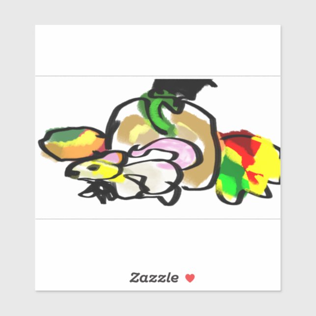 Mushöst Klistermärken (Ark)