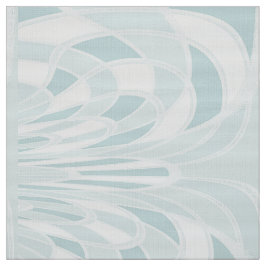 Mushroom, Abstrakt - Aqua - Fabric Tyg