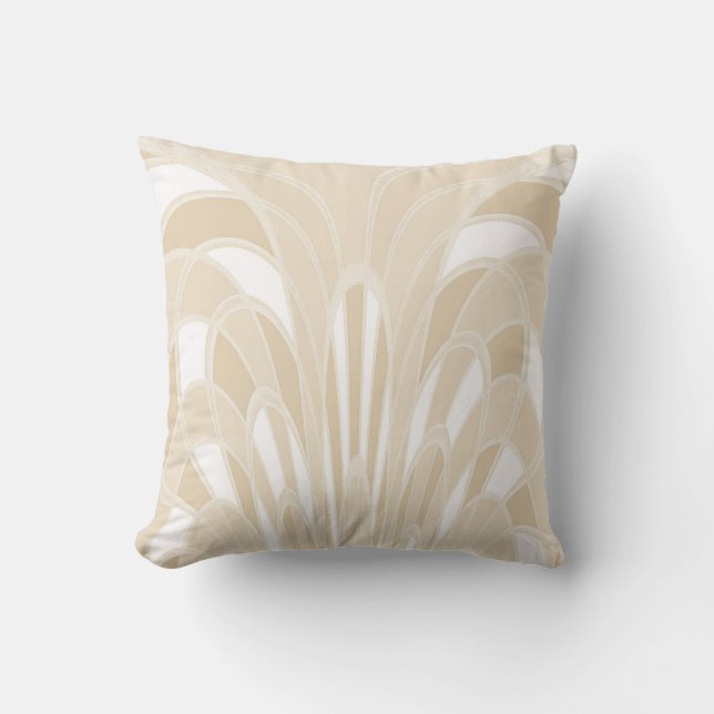 Mushroom Abstrakt - Art Deco - Cameo Kudde (Framsida)