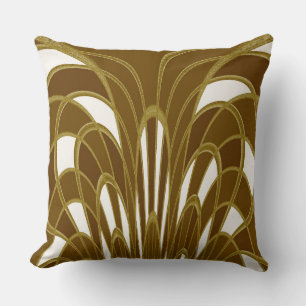 Mushroom Abstrakt - Art Deco - hösten Kudde
