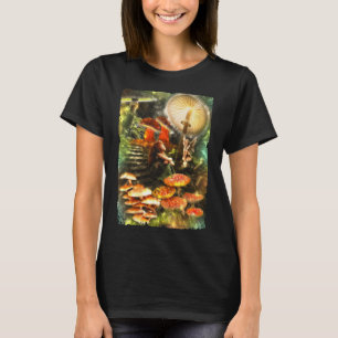 Mushroom Älvors Fantasy T Shirt