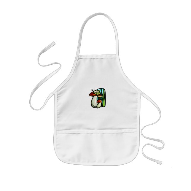 Mushroom Apron Kids Barnförkläde (Framsidan)
