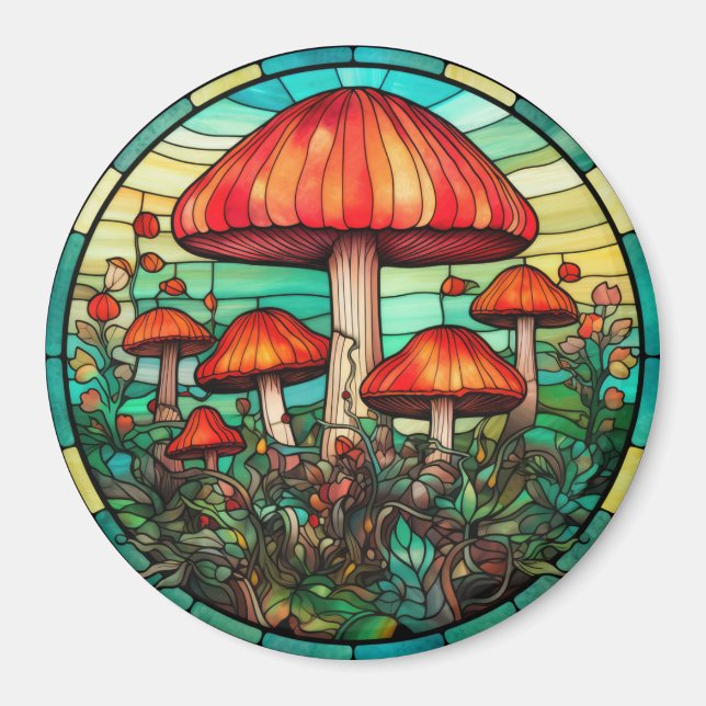 Mushroom Art Magnet (Framsidan)