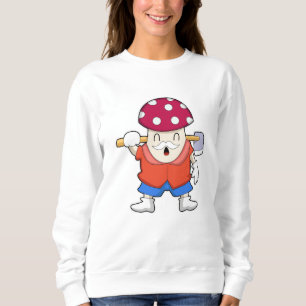 Mushroom as Farmer with Ax T Shirt