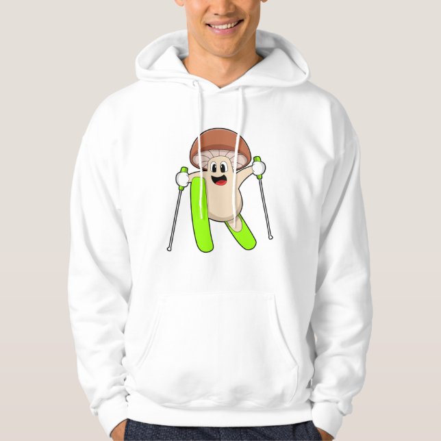 Mushroom as Skier med Ski Hoodie (Framsida)