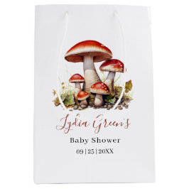 Mushroom Baby Shower Inbjudan, Fall Gender Neutral