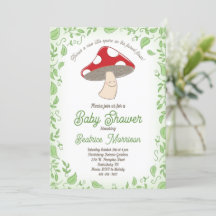 Mushroom Baby Shower