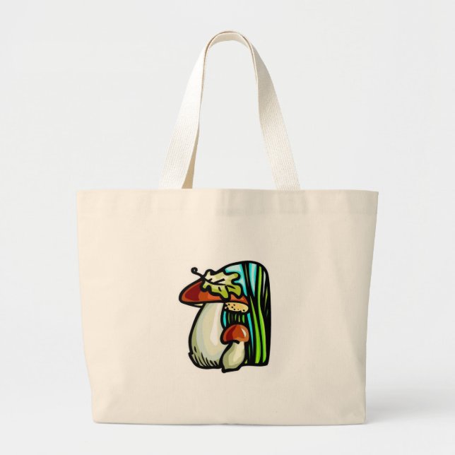 Mushroom Bag Jumbo Tygkasse (Framsidan)