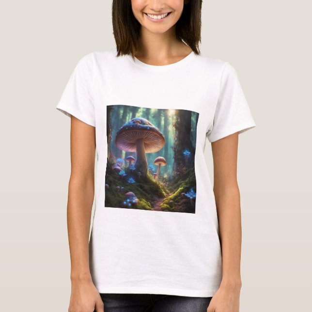 Mushroom bild T-shirt (Framsida)