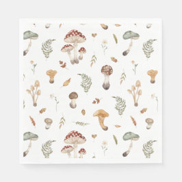 Mushroom Birthday Napkin Pappersservett