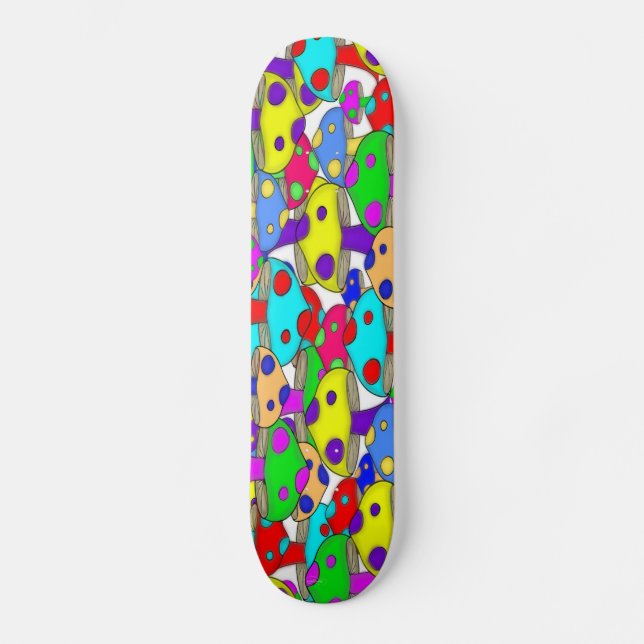 Mushroom Board Mini Skateboard Bräda 18,7 Cm (Framsida)
