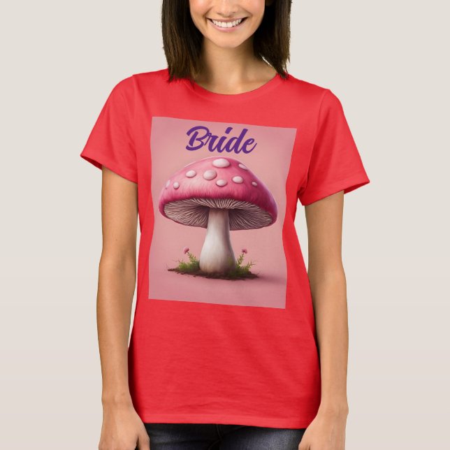 Mushroom Bride T-Shirt (Framsida)