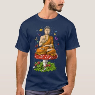 Mushroom Buddha boy T Shirt