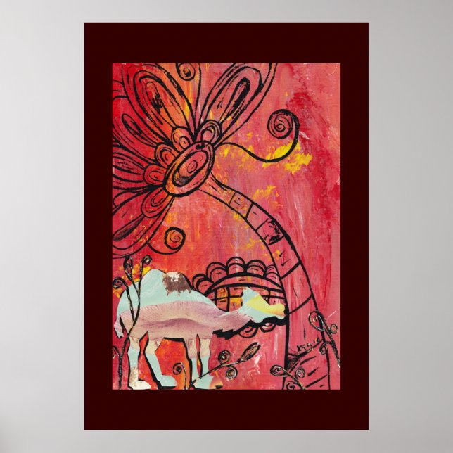 Mushroom Camel Poster (Framsidan)