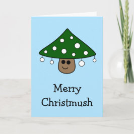 Mushroom Card julgran Helgkort