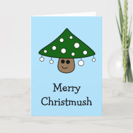 Mushroom Card julgran Helgkort