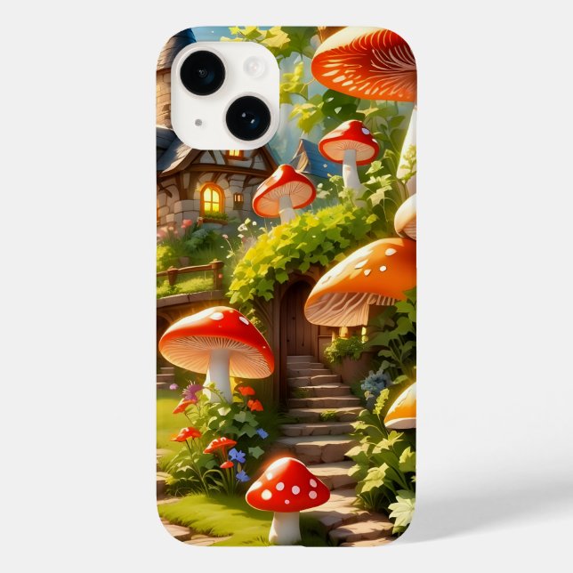 Mushroom City iphone case (Baksida)