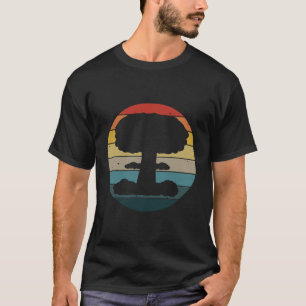 Mushroom Cloud Nuclear Vintage Sol Retro Bomb Nuke T Shirt