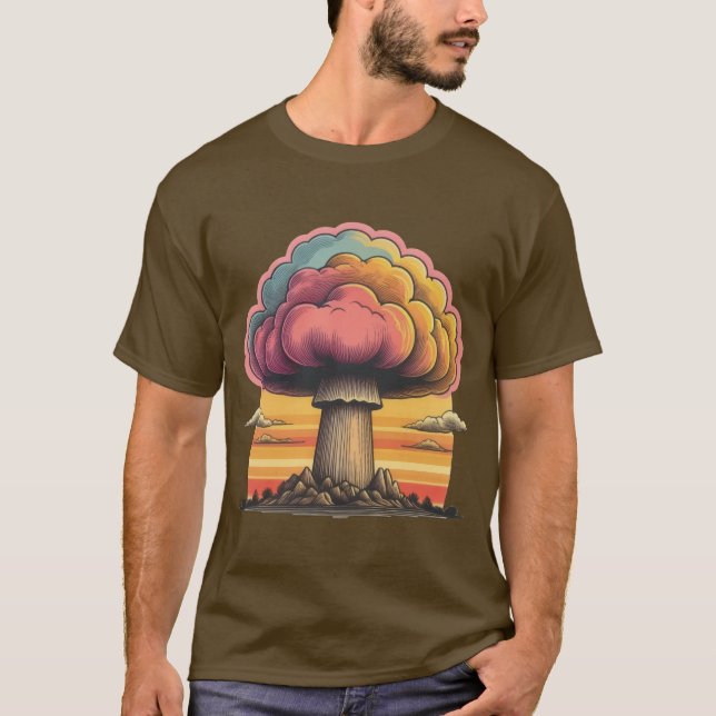 Mushroom Cloud Radiance T Shirt (Framsida)