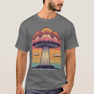 Mushroom Cloud Sunset T Shirt