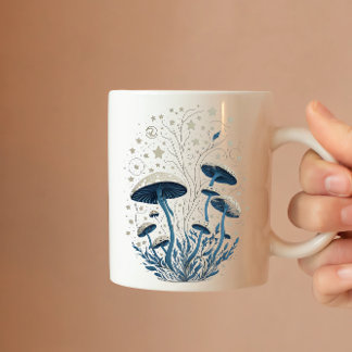 Mushroom Coffee Mugg, Fall Coffee Mugg