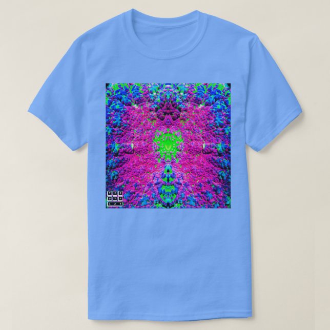 Mushroom Coral Rosa Lila Reef Aquarium T Shirt (Design framsida)