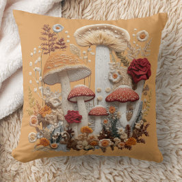 Mushroom Cottagecore Kudde