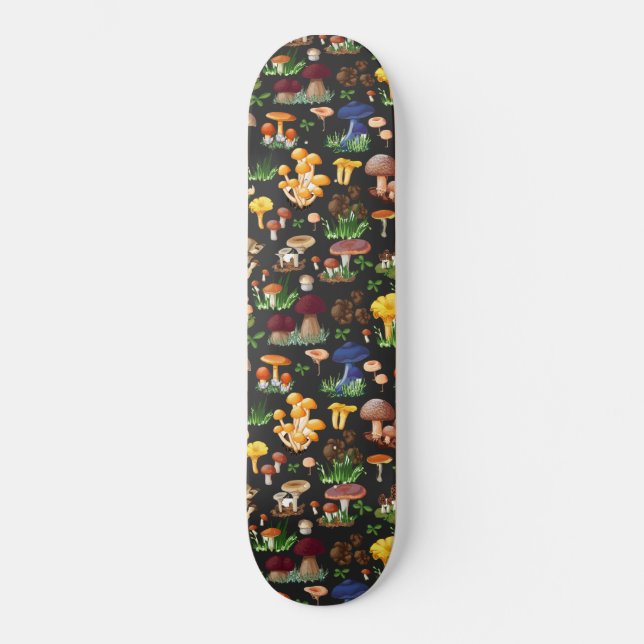 Mushroom Dance Mini Skateboard Bräda 18,5 Cm (Framsida)