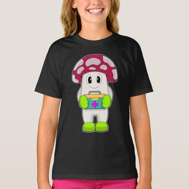 Mushroom Doktor Medicine fodral T Shirt (Framsida)