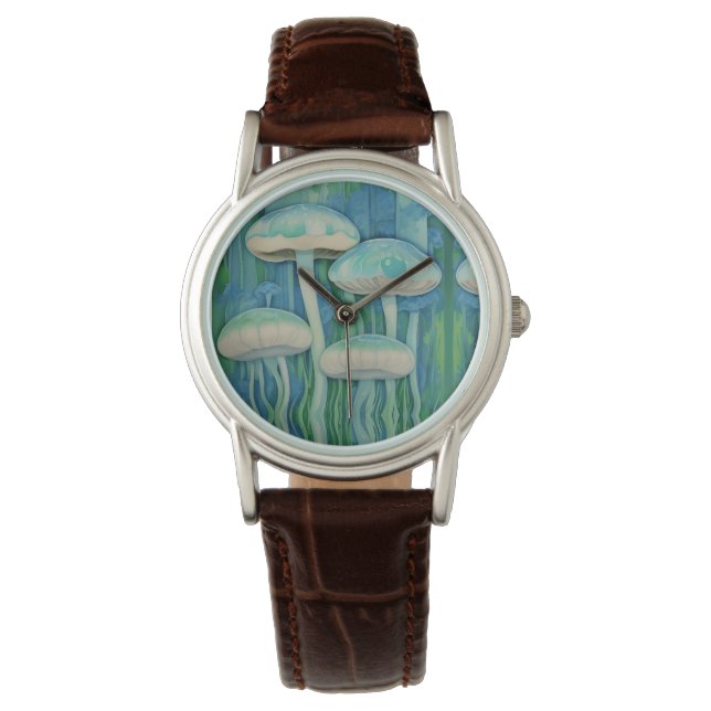 Mushroom eller Jellyfish? Armbandsur (Framsida)