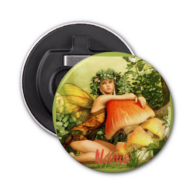 Mushroom fairy Thunder_Cove Flasköppnare (Framsidan)