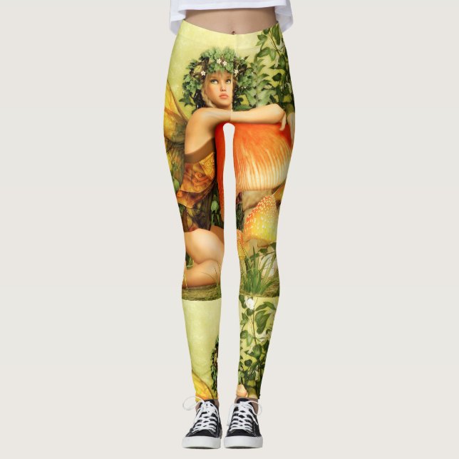 Mushroom fairy Thunder_Cove Leggings (Framsida)