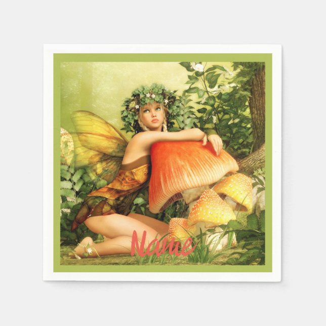 Mushroom fairy Thunder_Cove Pappersservett (Framsidan)