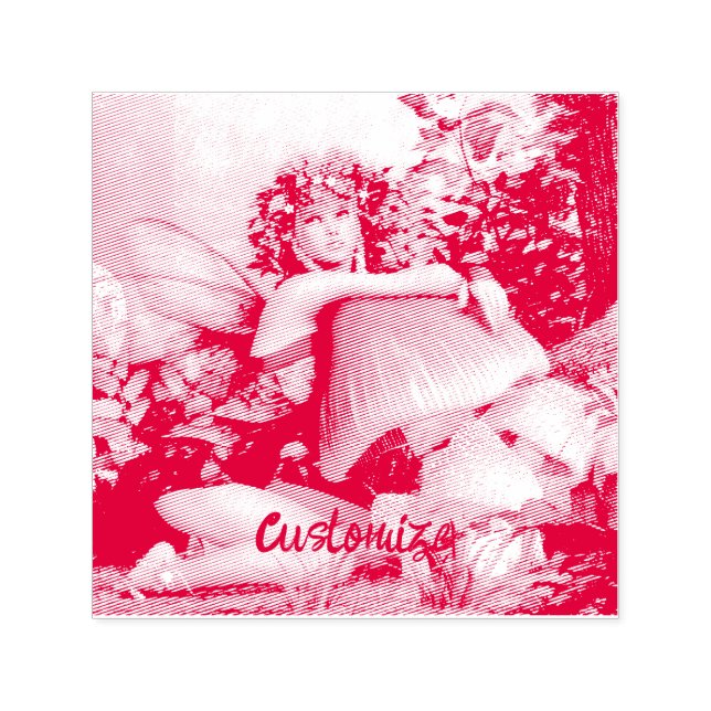 Mushroom fairy Thunder_Cove Självfärgande Stämpel (Design)