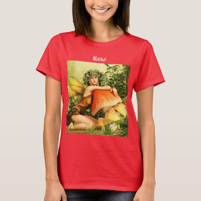 Mushroom fairy Thunder_Cove T Shirt (Framsida)