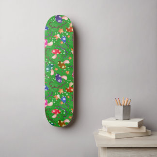 Mushroom Fairytale rainbow Mini Skateboard Bräda 18,5 Cm