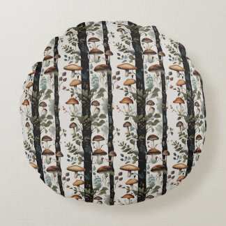 Mushroom Fält Rund Kudde