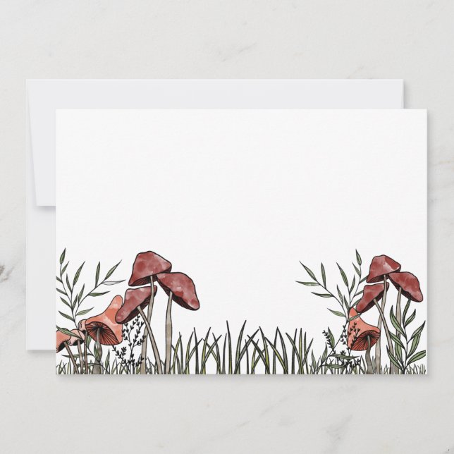 Mushroom Fält Spara Datumet (Framsida)