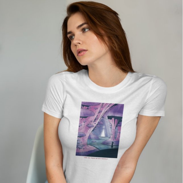 Mushroom Fantasy liggande T Shirt (Skapare uppladdad)