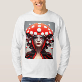 Mushroom flicka 3 t shirt