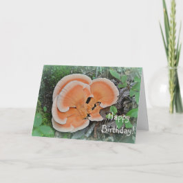 Mushroom Forager Birthday Kort