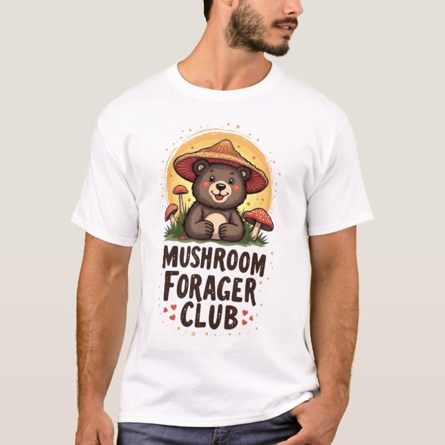 Mushroom Forager Club T-Shirt (Framsida)