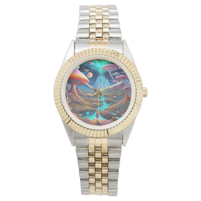 Mushroom Forest Armbandsur (Framsida)