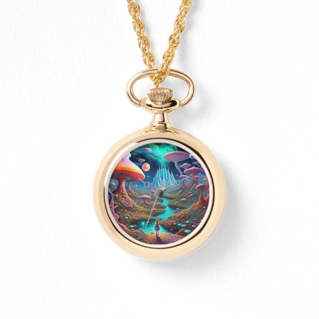 Mushroom Forest Armbandsur (Framsida)