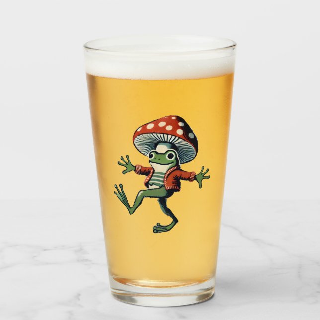 Mushroom Frog Glaskopp (Framsida fylld)