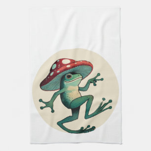 Mushroom Frog Kökshandduk