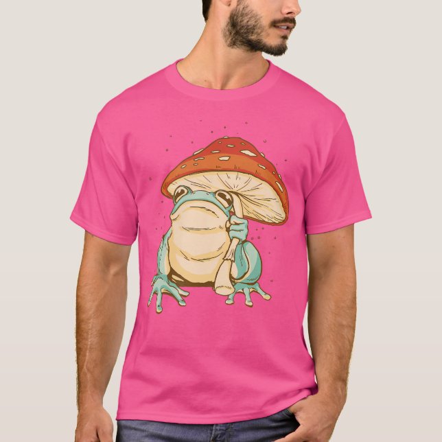 Mushroom Frog T Shirt (Framsida)