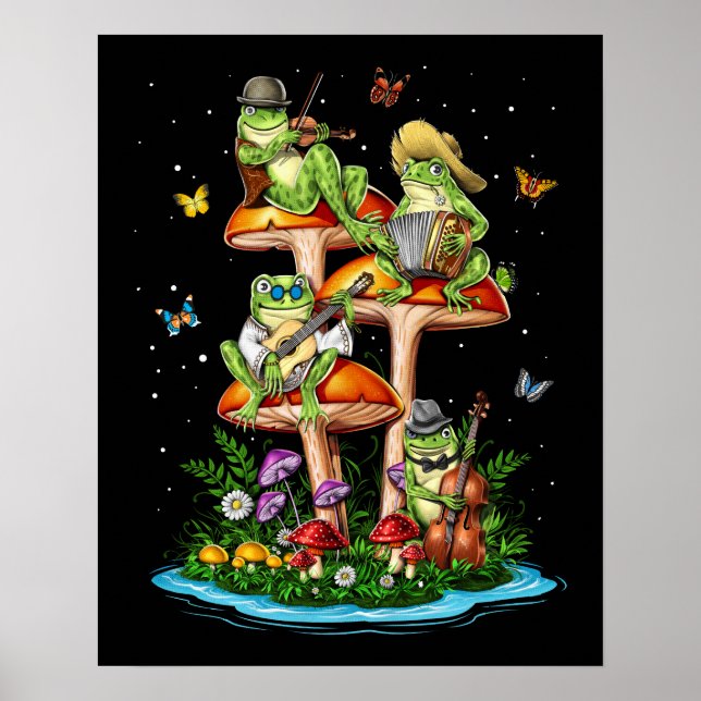 Mushroom Frogs Poster (Framsidan)