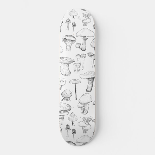 Mushroom Gang Mini Skateboard Bräda 18,5 Cm (Framsida)
